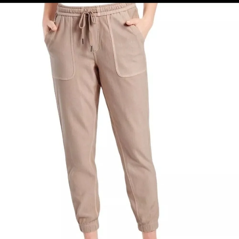 🏷️ ATHLETA Farallon Jogger  Mocha Latte Brown Size 26 - Picture 5 of 6